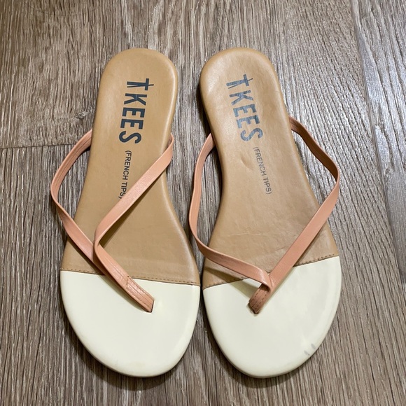 TKEES Shoes Tkees Flip Flops 5 French Tip Color Block Flip Flops Poshmark